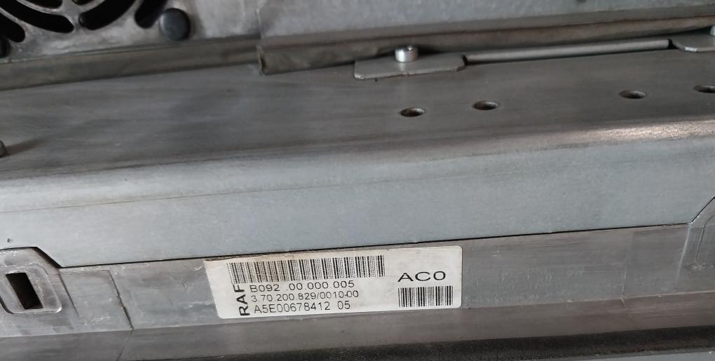 Siemens 6Av7892-0Bf10-1Bc0 Hmi Panel For Temperature Fan Monitoring