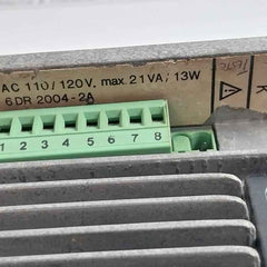 Siemens 6 Dr 2004-2a Process Controller Ac 110/120v Max 21va 13w(Not Working)