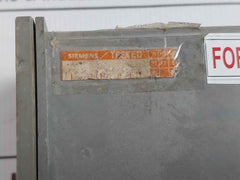 Siemens 6 Dr 2004-2a Process Controller Ac 110/120v Max 21va 13w(Not Working)