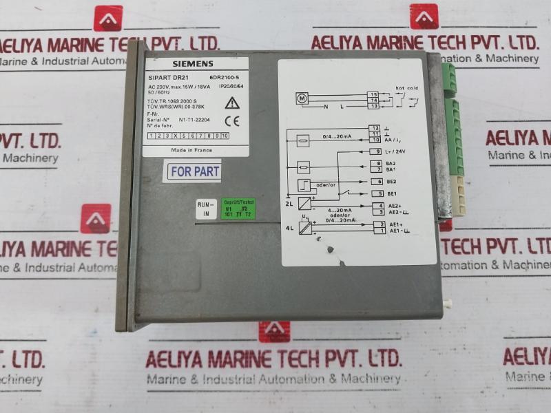 Siemens 6Dr2100-5 Process Controller C73451-a3004-c3 378K