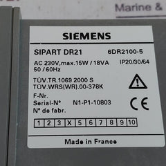 Siemens 6Dr2100-5 Sipart Dr21 Compact Controller, Ac 230V, Ip20/30/64