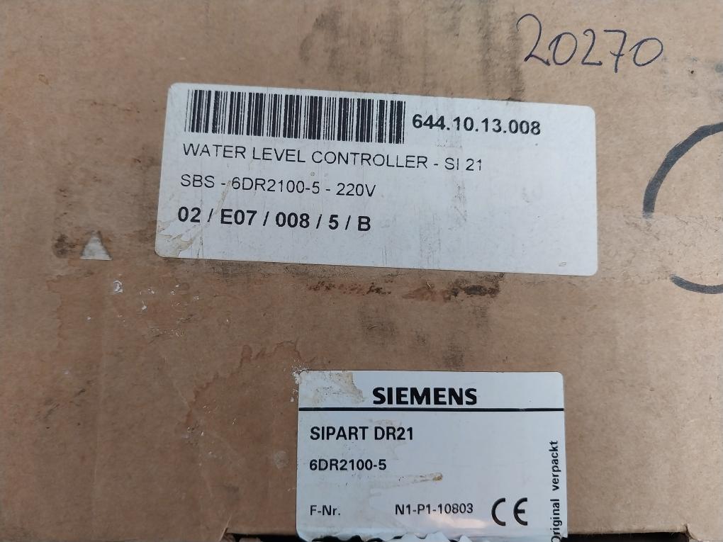 Siemens 6Dr2100-5 Sipart Dr21 Compact Controller, Ac 230V, Ip20/30/64