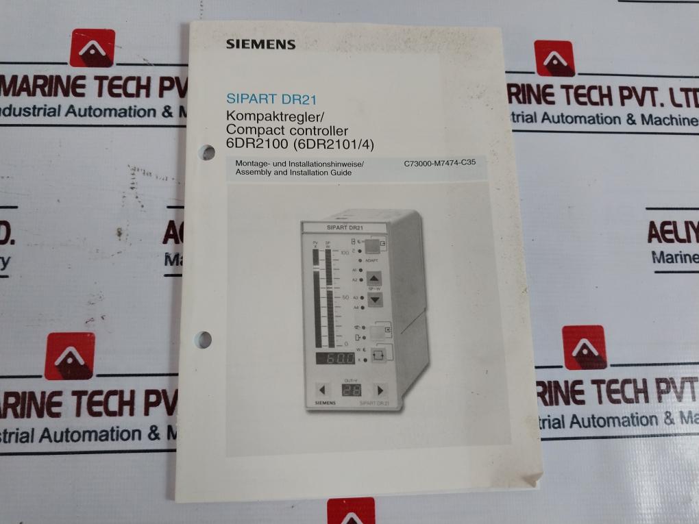 Siemens 6Dr2100-5 Sipart Dr21 Compact Controller, Ac 230V, Ip20/30/64