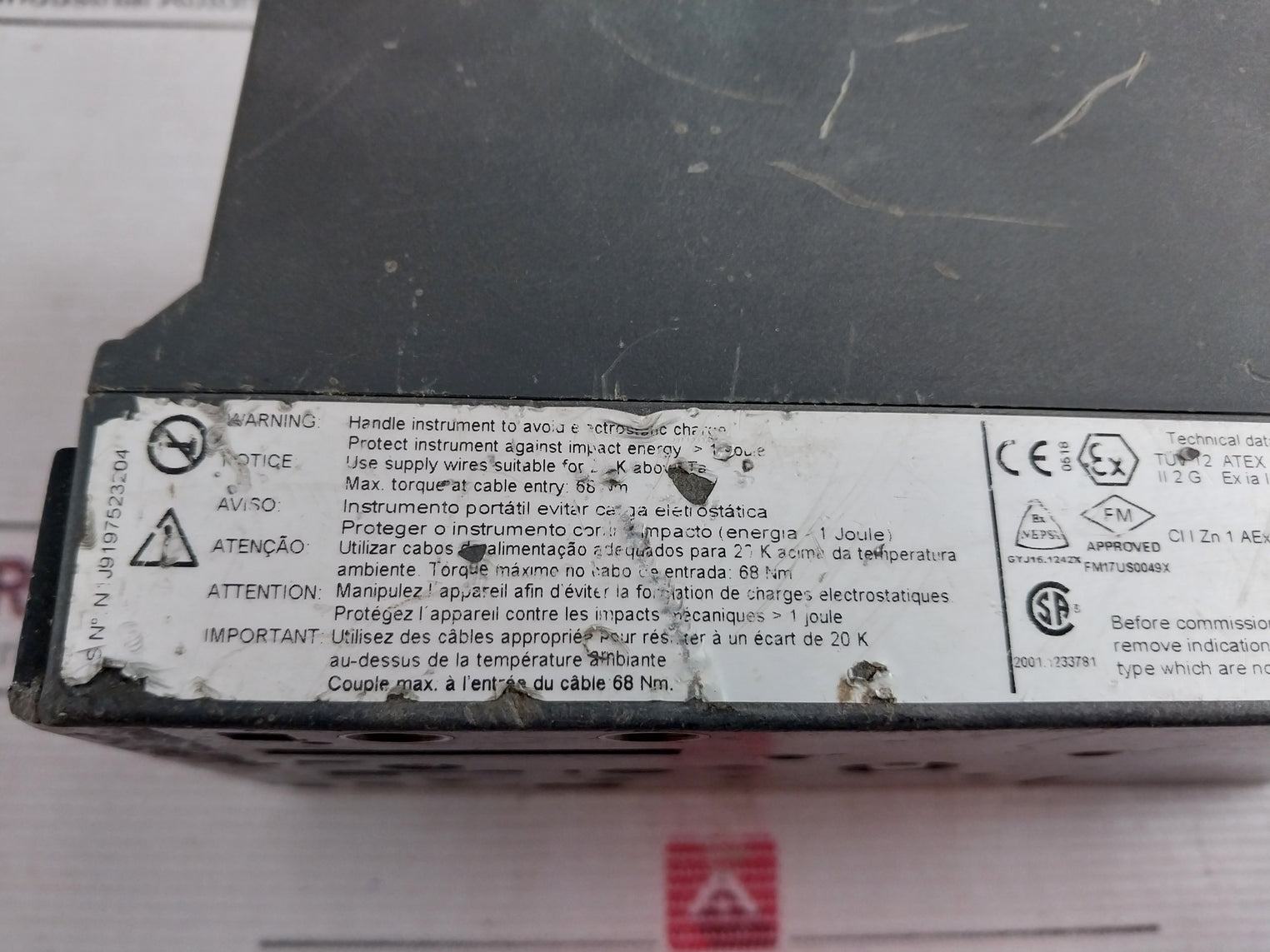 Siemens 6Dr5010-0Eg00-0Aa0 Sipart Ps2 I/P Positioner 100Ma 35Vdc