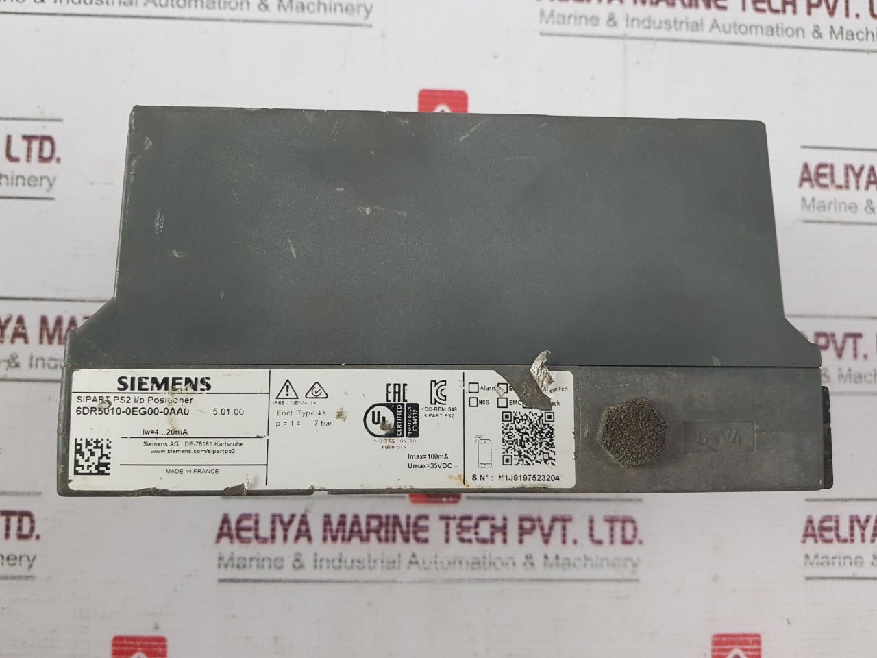 Siemens 6Dr5010-0Eg00-0Aa0 Sipart Ps2 I/P Positioner 100Ma 35Vdc