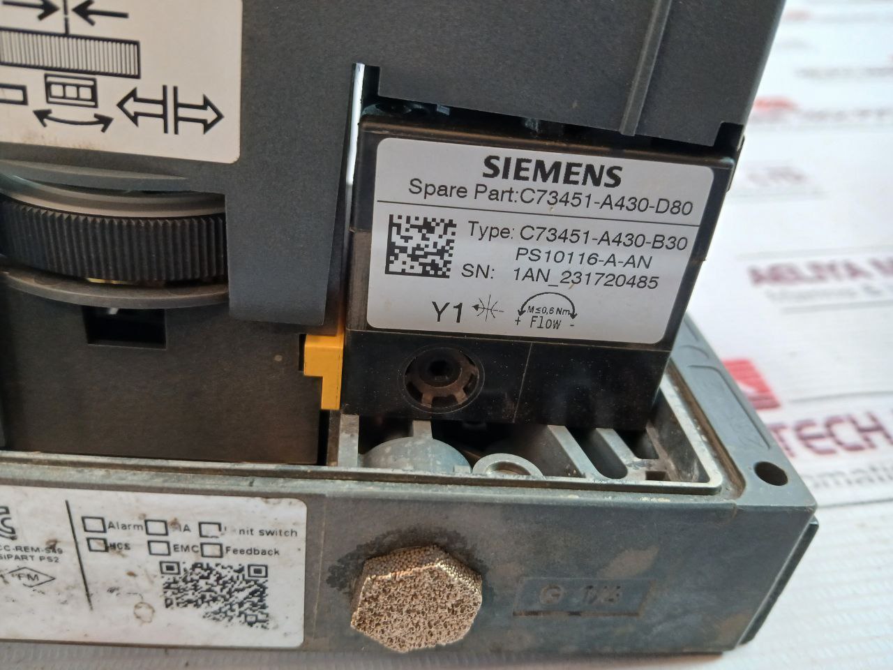 Siemens 6Dr5010-0Nn00-0Aa0 Sipart Ps2 Hart Positioner