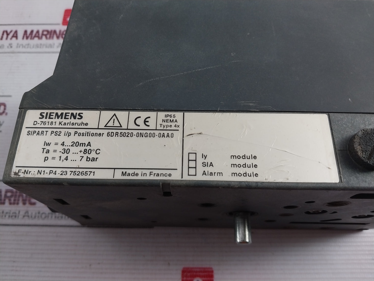 Siemens 6Dr5020-0Ng00-0Aa0 Sipart Ps2 I/P Positioner