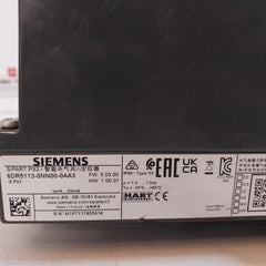 Siemens 6Dr5113-0Nn00-0Aa3 Electropneumatic Positioner Sipart Ps2 Ip66 35V 100Ma