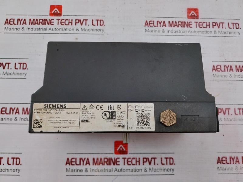 Siemens 6Dr5120-0Nn01-0Aa4 Sipart Ps2 Hart Positioner E344532 5.01.00 4-20Ma
