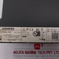 Siemens 6Dr5120-0Nn01-0Aa4 Sipart Ps2 Hart Positioner E344532 5.01.00 4-20Ma
