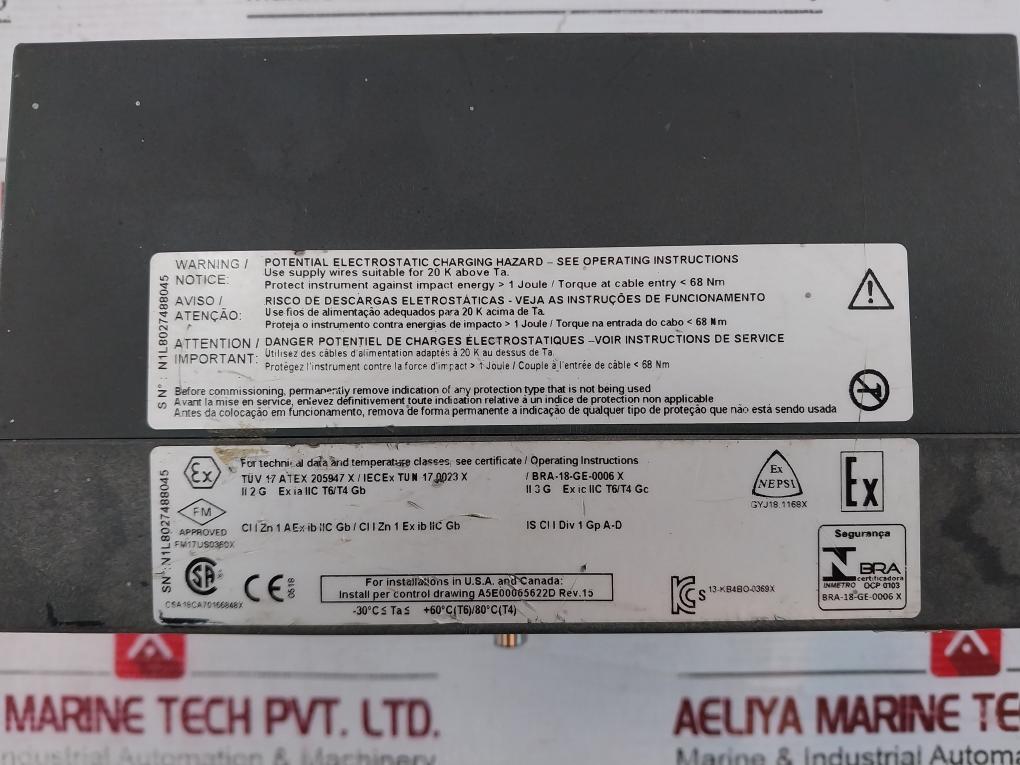 Siemens 6Dr5210-0En00-0Aa0 Sipart Ps2 Hart Electropneumatic Positioner 0/4-20Ma