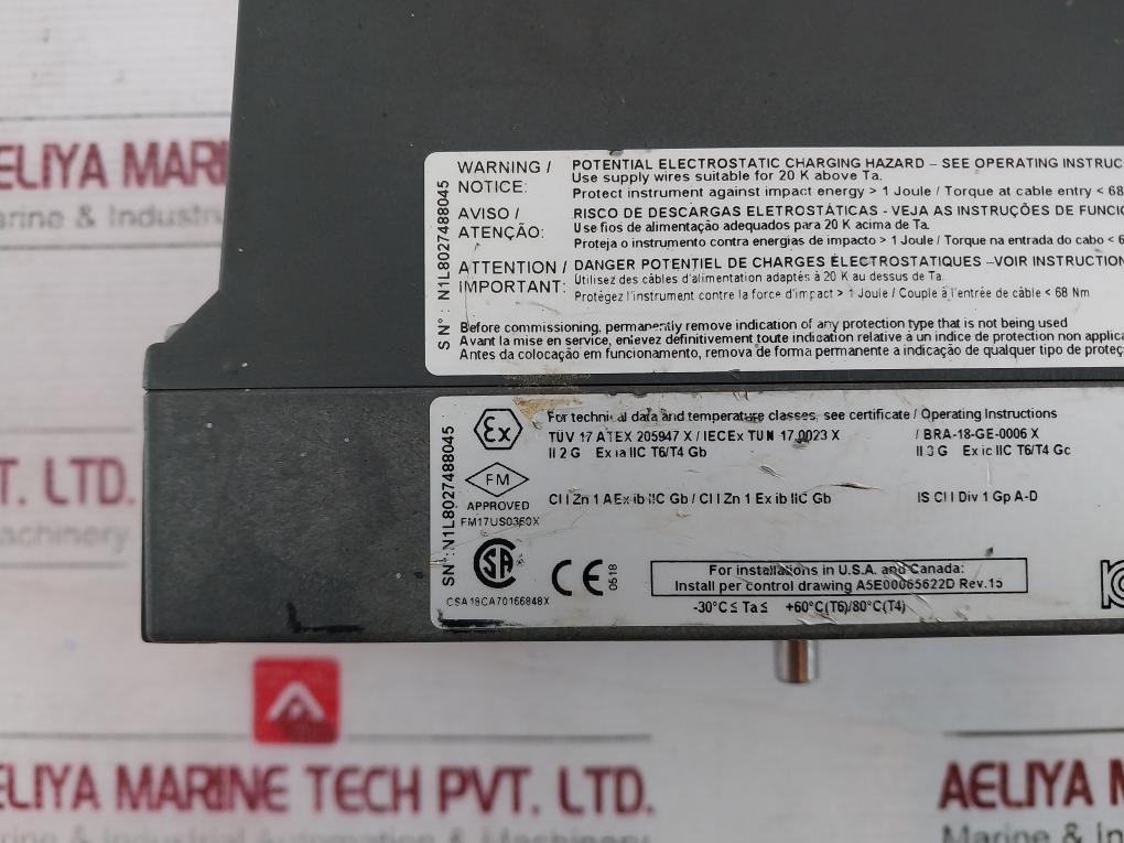 Siemens 6Dr5210-0En00-0Aa0 Sipart Ps2 Hart Electropneumatic Positioner 0/4-20Ma