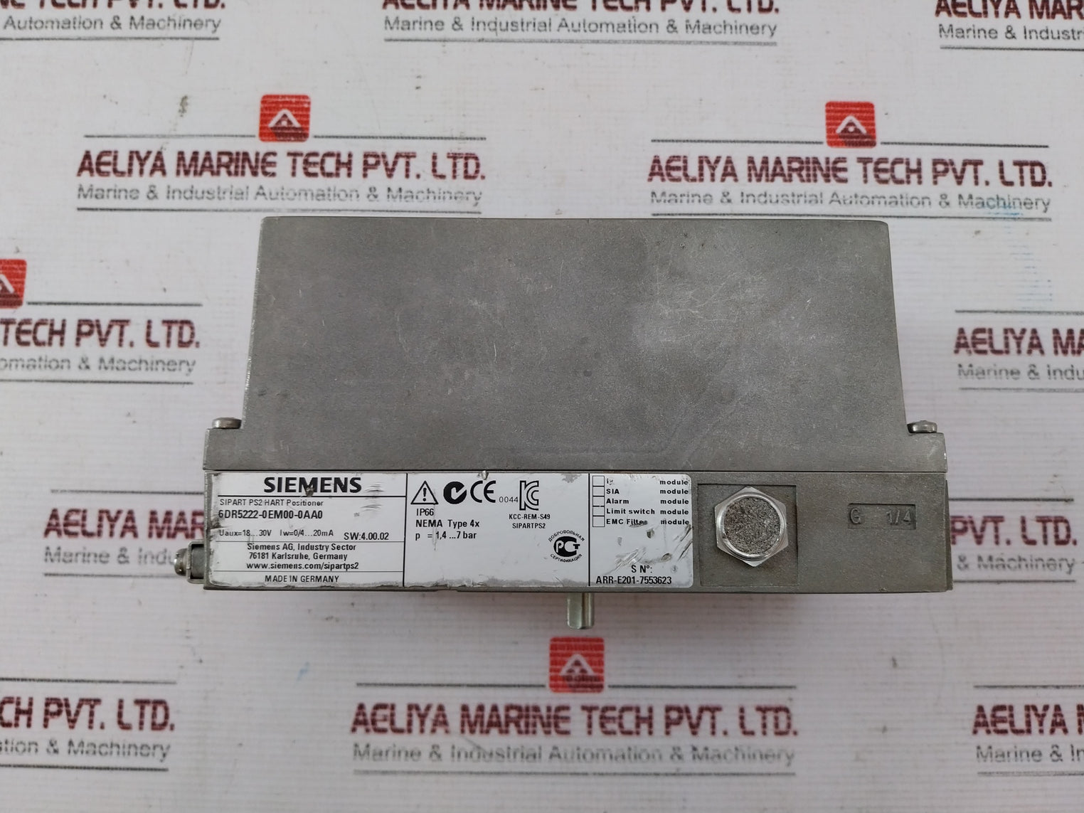 Siemens 6Dr5222-0Em00-0Aa0 Sipart Ps2 Hart Positioner 18…30V