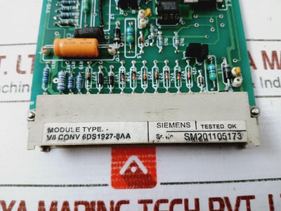 Siemens 6Ds1927-8Aa Plc Module/Rack 6Ds1715-a 8171