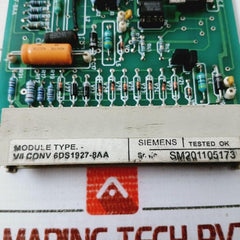 Siemens 6Ds1927-8Aa Plc Module/Rack 6Ds1715-a 8171