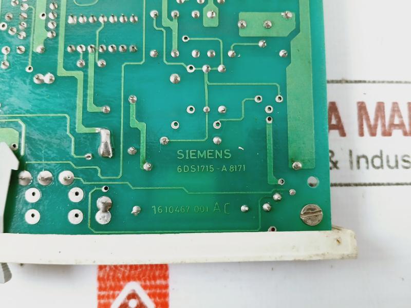 Siemens 6Ds1927-8Aa Plc Module/Rack 6Ds1715-a 8171