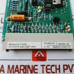Siemens 6Ds1927-8Aa Teleperm Me Pcb Module/Rack 6Sd1715-a 8171