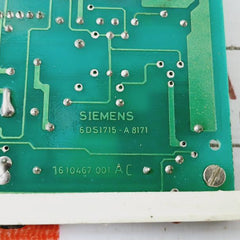 Siemens 6Ds1927-8Aa Teleperm Me Pcb Module/Rack 6Sd1715-a 8171