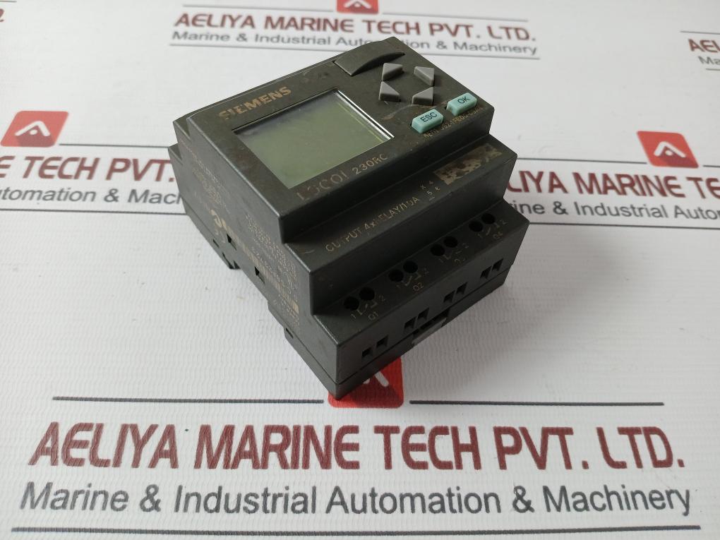 Siemens 6Ed1 052-1Fb00-0Ba4 Logic Module Display Ac/Dc 115..240V 8Xac/Dc