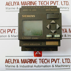 Siemens 6Ed1 052-1Fb00-0Ba5 Logo! 230Rc Display Logic Module Logo Dc24V 8A/Ac
