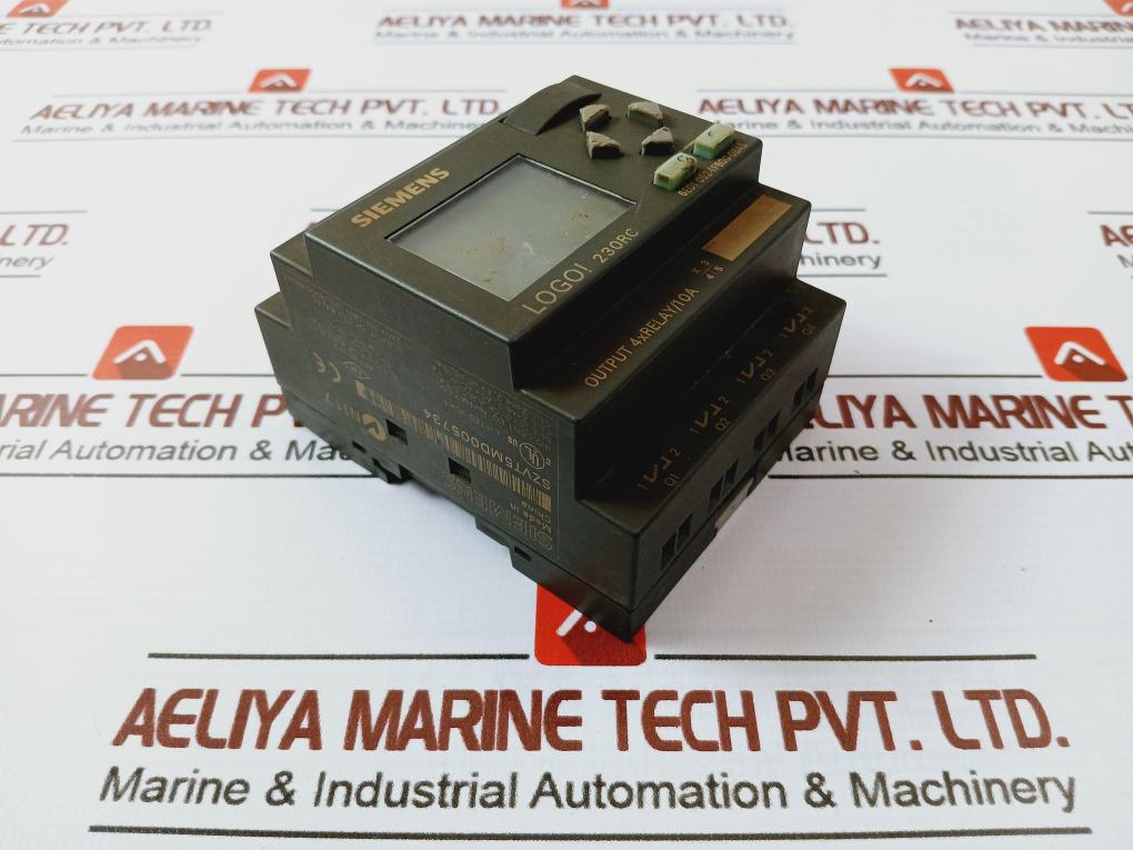 Siemens 6Ed1 052-1Fb00-0Ba5 Logo! 230Rc Display Logic Module Logo Dc24V 8A/Ac