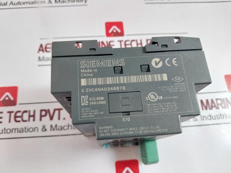 Siemens 6Ed1 052-1Fb00-0Ba6 Logic Module Logo 230Rc Ac/Dc 115…240V