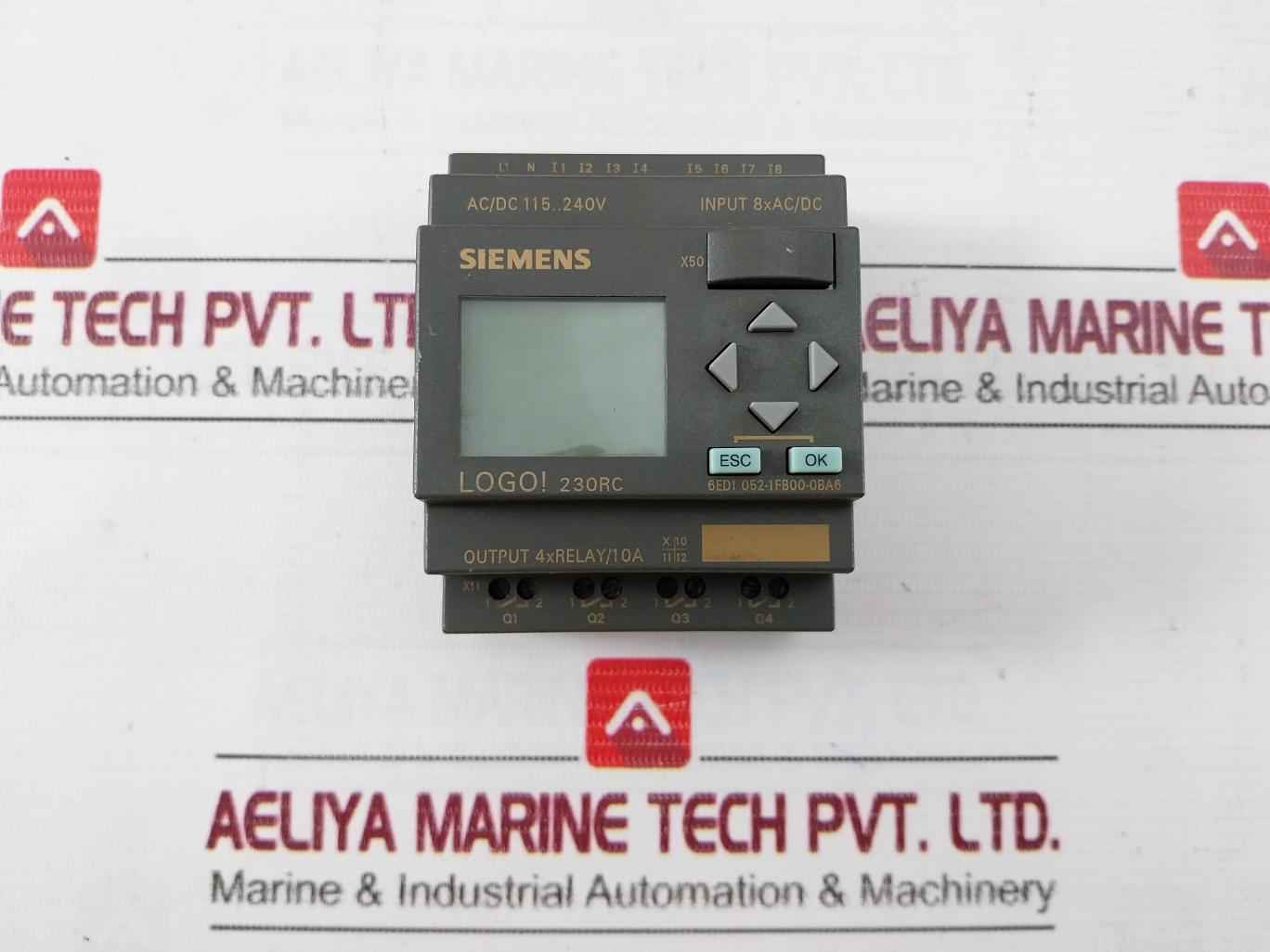 Siemens 6Ed1 052-1Fb00-0Ba6 Logo 230Rc Logic Module 115V Ac/240V Ac 55°C