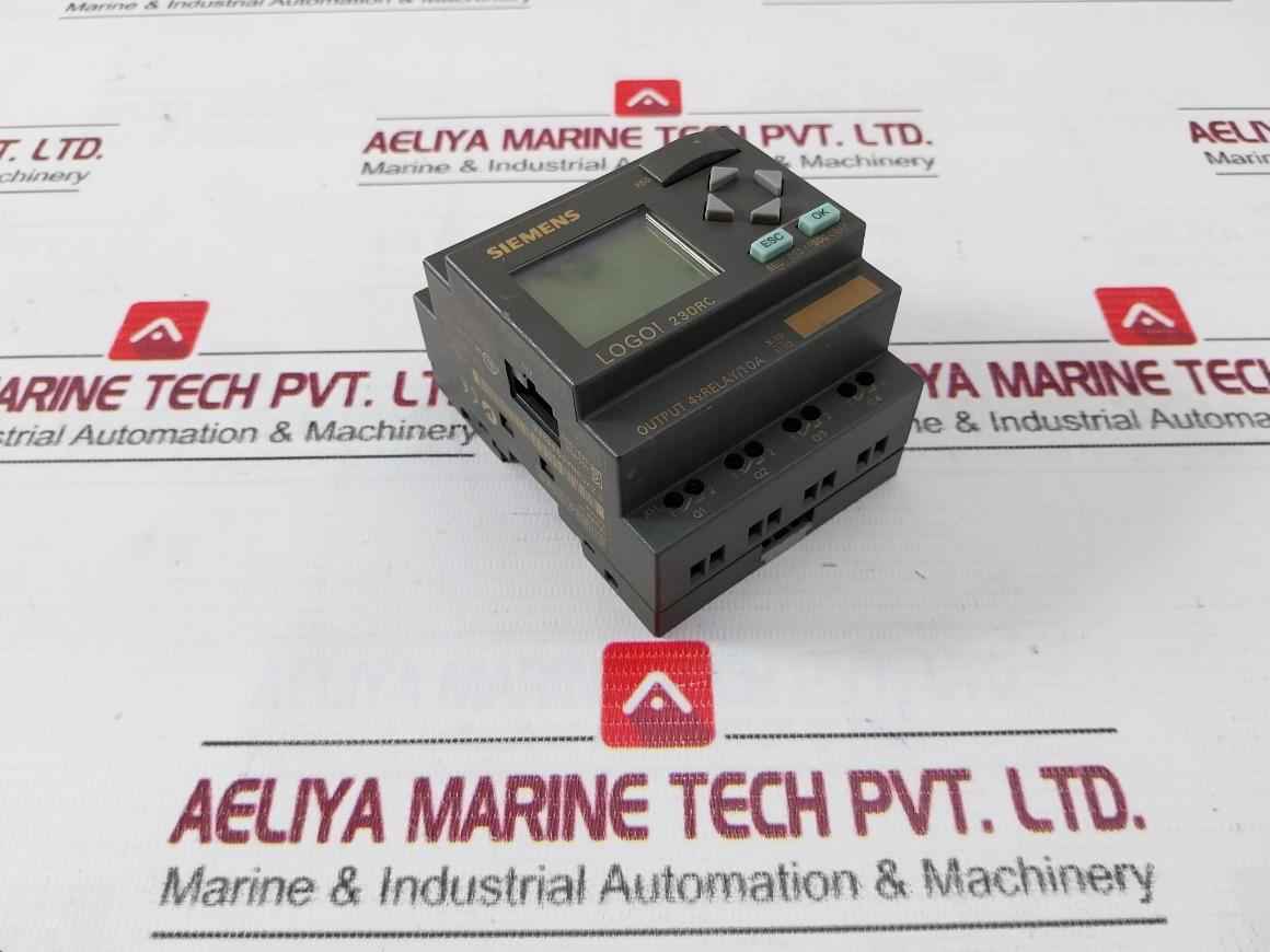 Siemens 6Ed1 052-1Fb00-0Ba6 Logo 230Rc Logic Module 115V Ac/240V Ac 55°C