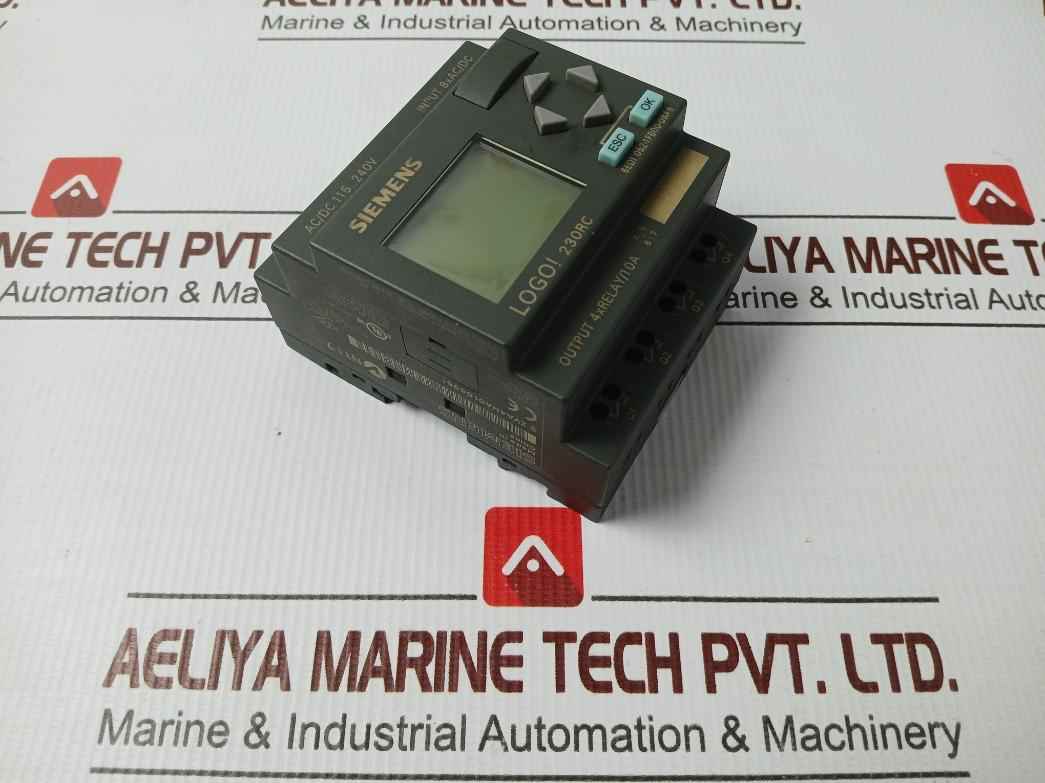 Siemens 6Ed1 052-1Fb00-0Ba6 Logo Plc Logic Module Dc 24V 8A/Ac