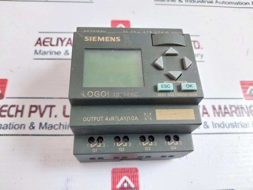 Siemens 6Ed1 052-1Md00-0Ba6 Logic Module 12/24Vdc