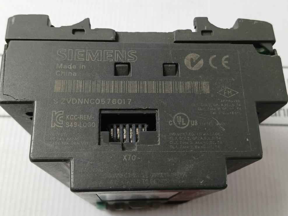 Siemens 6Ed1 052-1Md00-0Ba6 Logo! 12/24Rc Logic Display Module 240V 10A