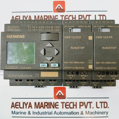 Siemens 6Ed1 052-1Md00-0Ba6 Logo! 12/24Rc Logic Module W/ Dm8 12/24R
