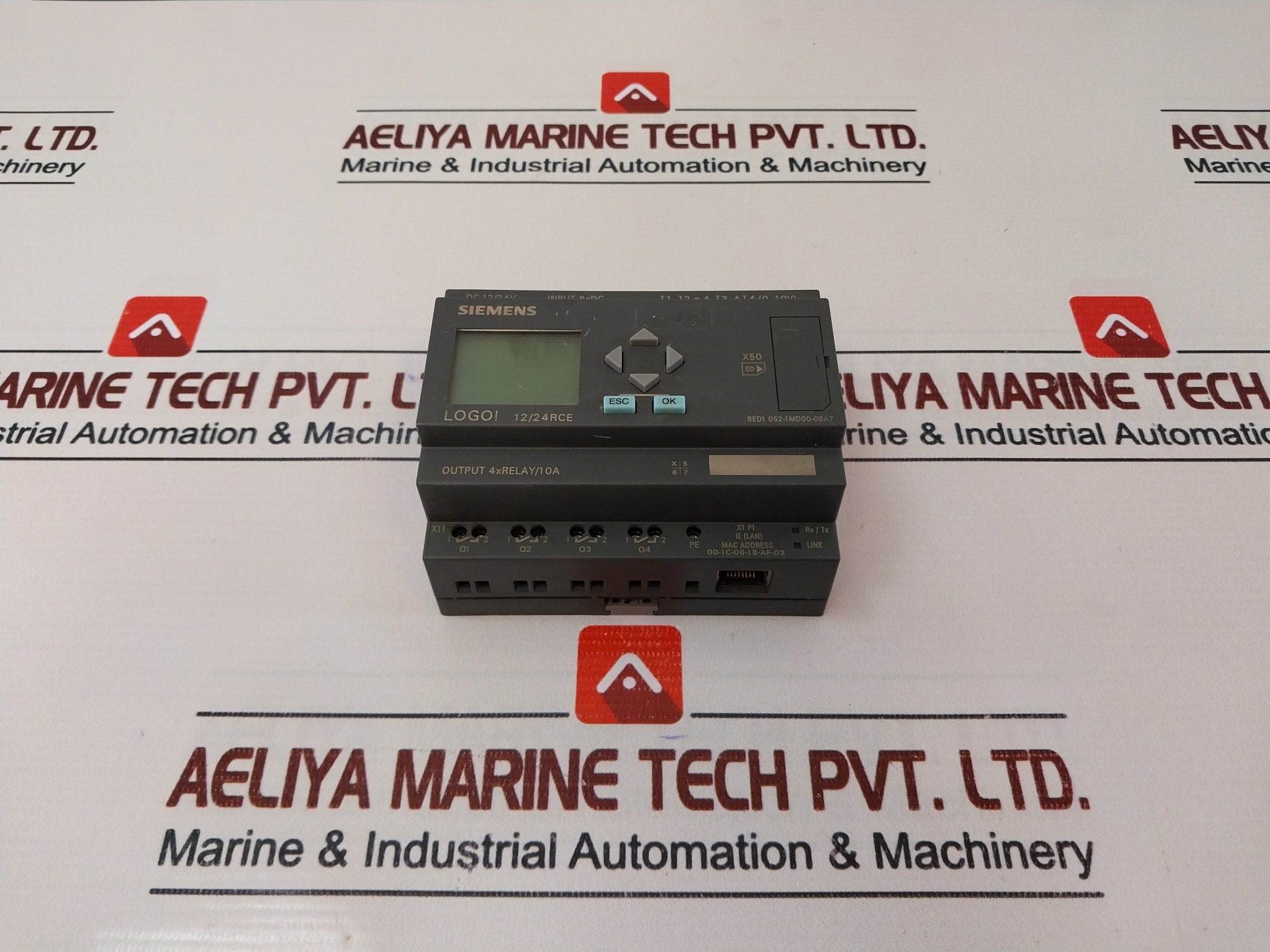 Siemens 6Ed1 052-1Md00-0Ba7 Logic Module Dc 12/24V 8A, 24V Dc