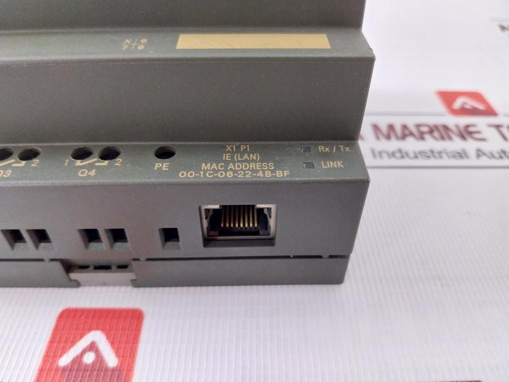 Siemens 6Ed1 052-1Md00-0Ba7 Logic Module 12/24Rce S Zve8Yjm073456 8Xdc B300 R300