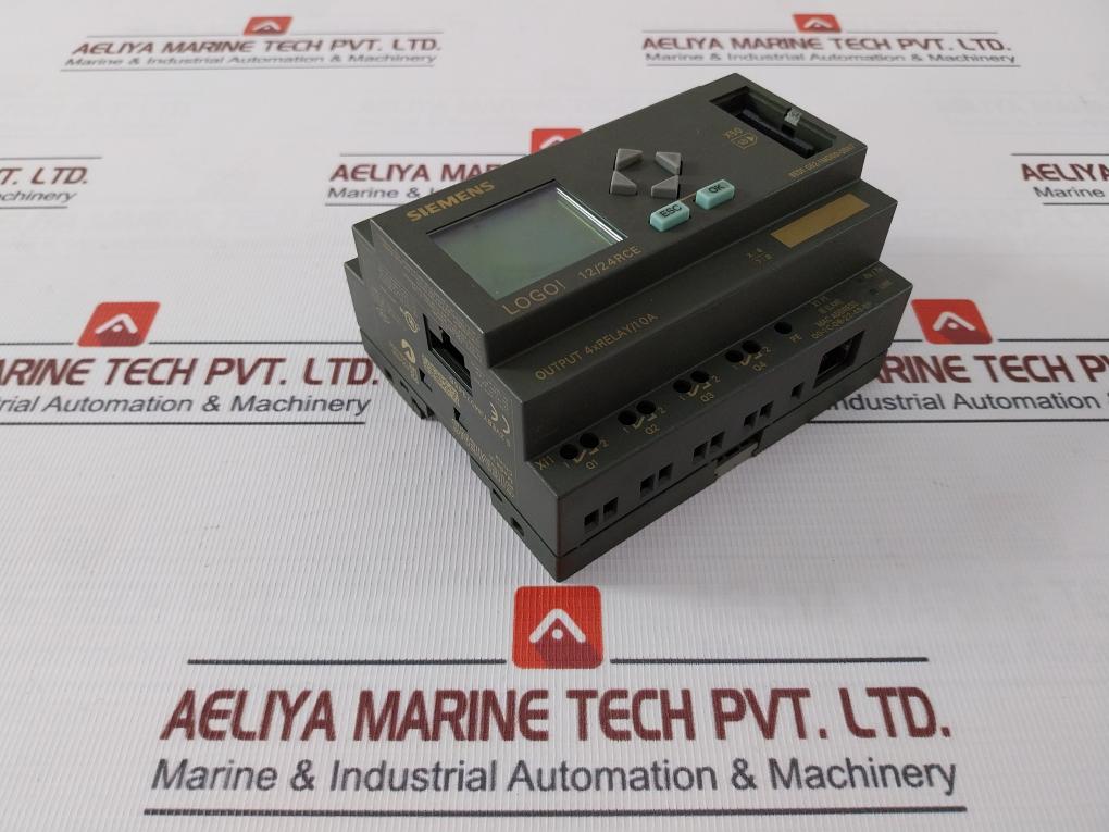 Siemens 6Ed1 052-1Md00-0Ba7 Logic Module 12/24Rce S Zve8Yjm073456 8Xdc B300 R300