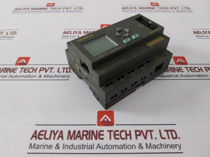 Siemens 6Ed1 052-1Md00-0Ba7 Logic Module 12/24Rce S Zve8Yjm073456 8Xdc B300 R300