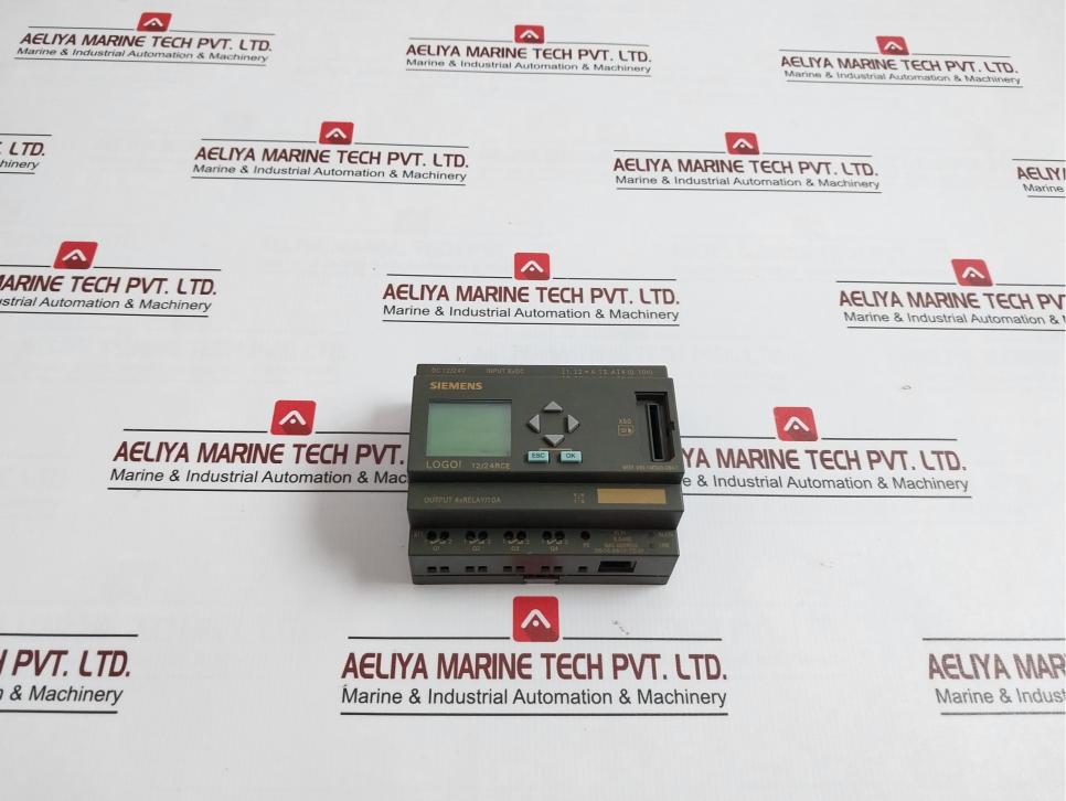 Siemens 6Ed1 052-1Md00-0Ba7 Logic Module Logo! 12/24Rce Dc12/24V 8A, 24Vdc 8Xdc