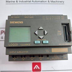 Siemens 6Ed1 052-1Md00-0Ba7 Logic Module Logo! 12/24Rce Dc12/24V 8A, 24Vdc 8Xdc