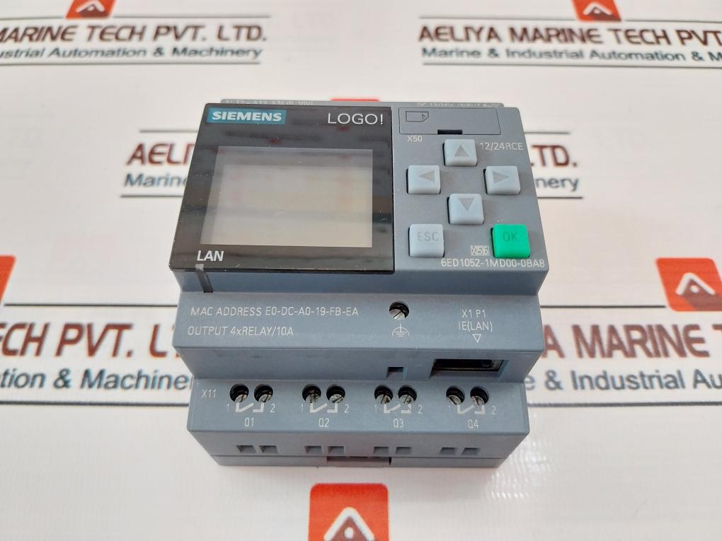 Siemens 6Ed1052-1Md00-0Ba8 Programmable Logic Controller Input 8×dc