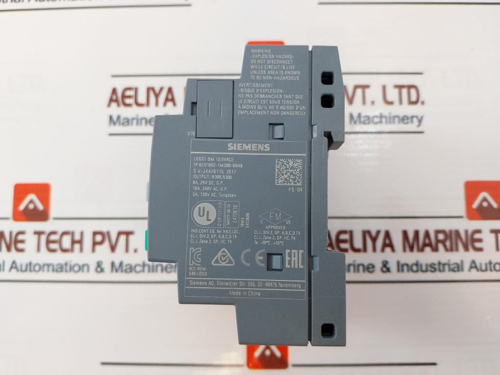 Siemens 6Ed1052-1Md00-0Ba8 Programmable Logic Controller Input 8×dc