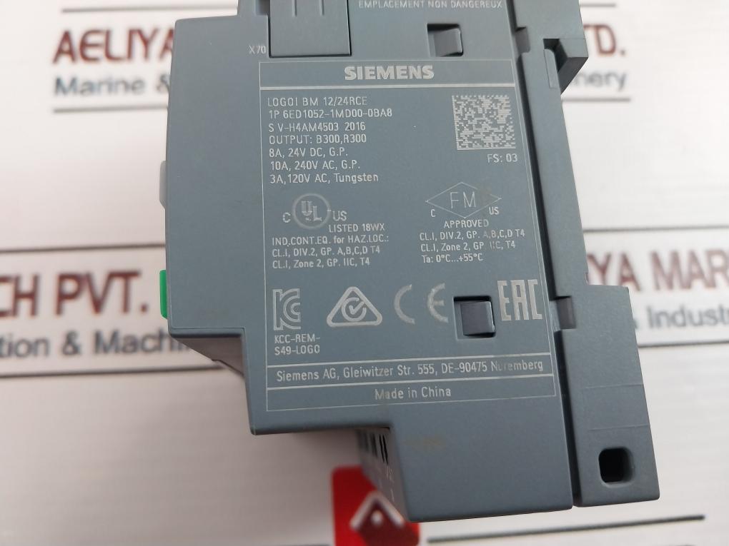 Siemens 6Ed1 052-1Md00-0Ba8 Programmable Relay