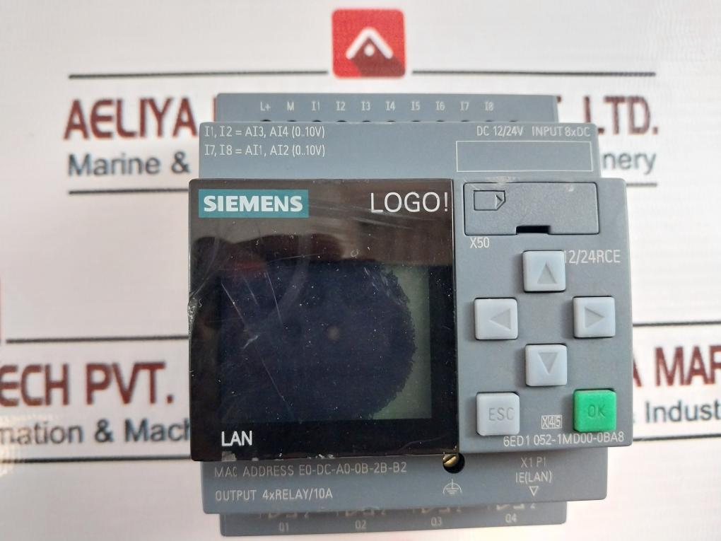 Siemens 6Ed1 052-1Md00-0Ba8 Programmable Relay