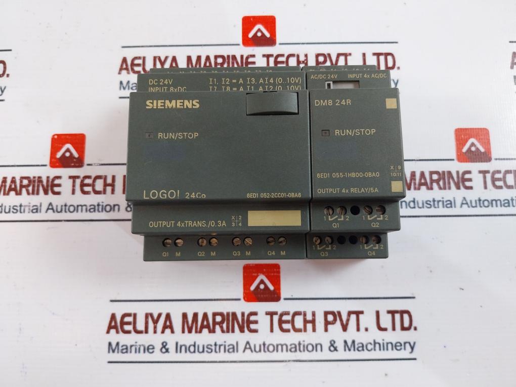 Siemens 6Ed1 052-2Cc01-0Ba6 Logic Module &amp; Expansion Module 6Ed1 055-1Hb00-0Ba0