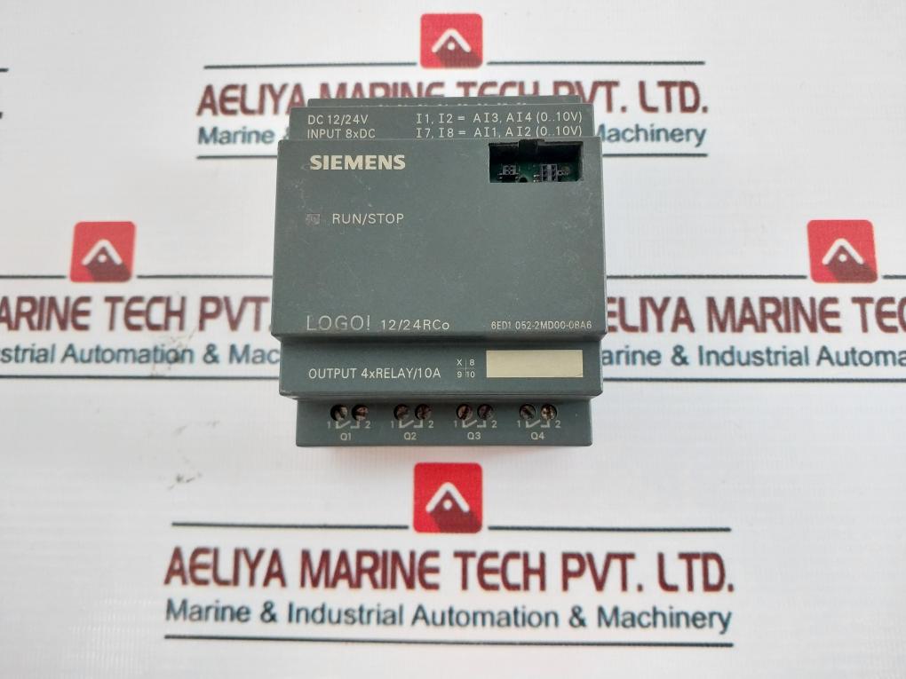 Siemens 6Ed1 052-2Md00-0Ba6 Logic Module Dc 12/24V