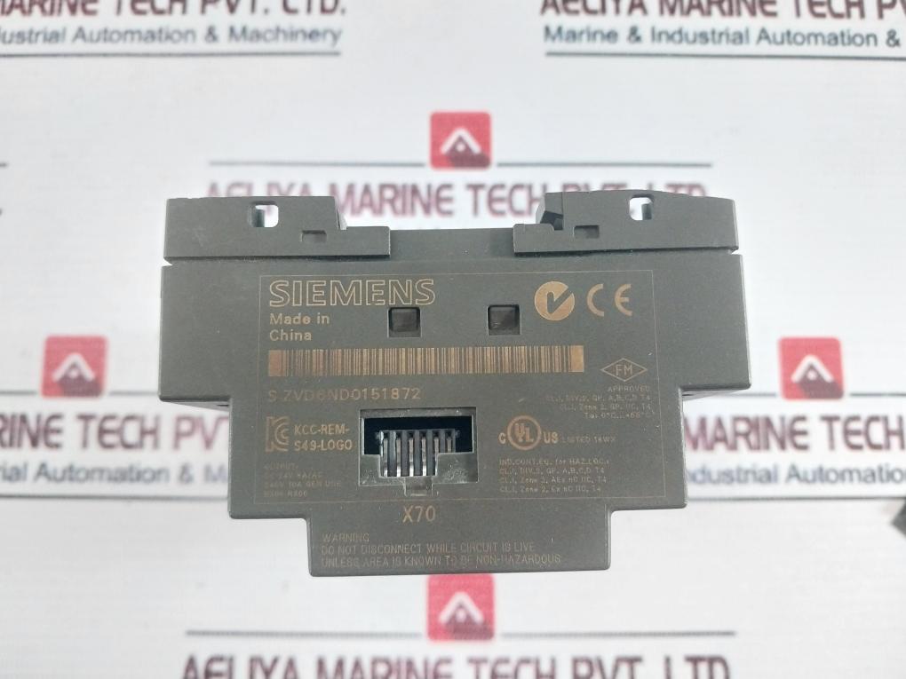 Siemens 6ED1 052-2MD00-0BA6 Logic Module W/ Expansion Module 6ED1 055-1MB00-0BA1