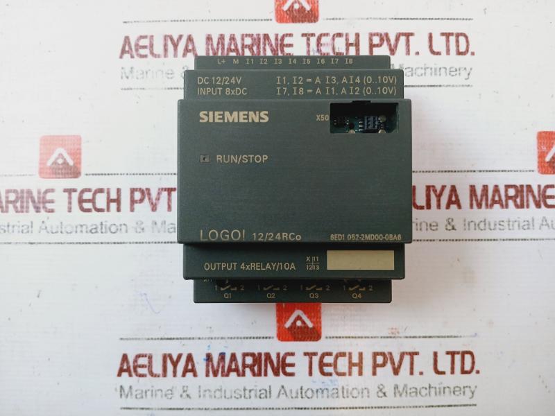 Siemens 6Ed1 052-2Md00-0Ba6 Logo 12/24Rco Logic Module 12/24V Dc, 4 X Relay 10A