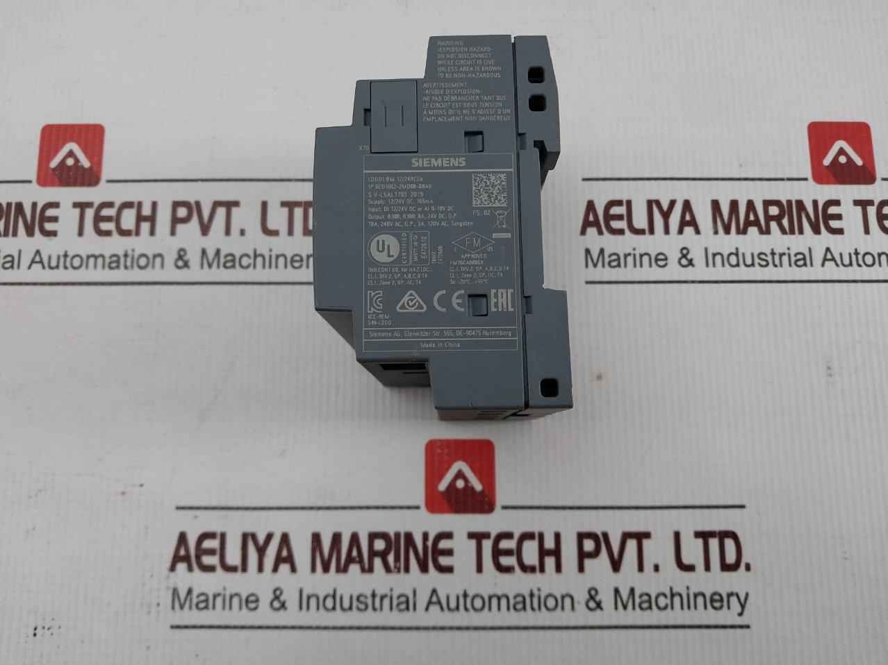 Siemens 6Ed1052-2Md08-0Ba0 Logo! Logic Module 12/24V Dc 165Ma