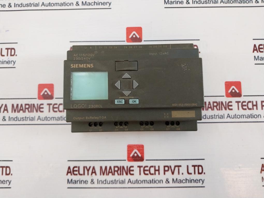 Siemens 6Ed1 053-1Fb00-0Ba2 Logic Module Input 12Xa