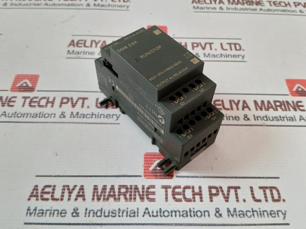 Siemens 6Ed1 055-1Hb00-0Ba0 Expansion Module Dm8 24R Dc 24V 5A/Ac 240V 5A