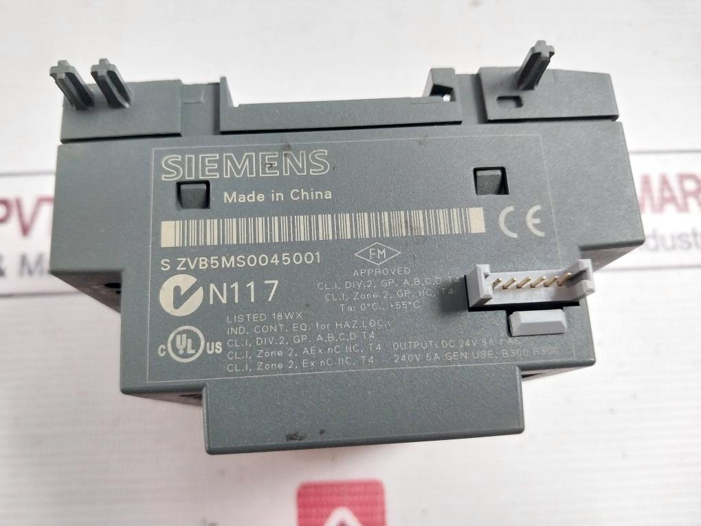 Siemens 6Ed1 055-1Nb10-0Ba0 Expansion Module Dc 24V 5A/Ac